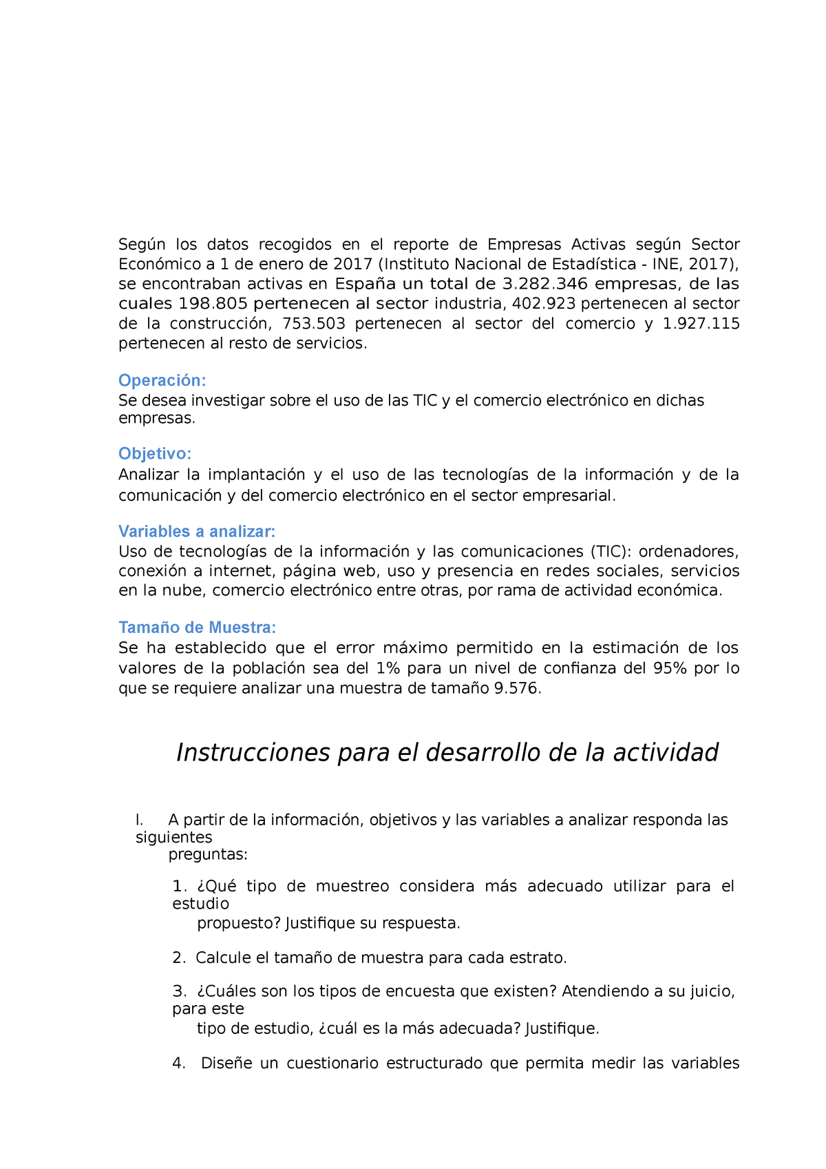 Dd119202003 Estadística Dd119 Muestreo EstadÍstico Caso PrÁctico Según Los Datos Recogidos 5260