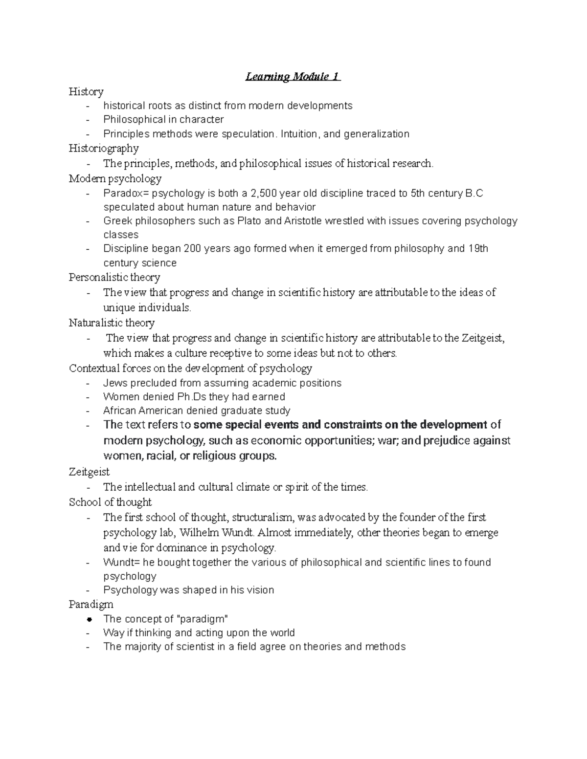 study-guide-history-psychology-module-1-learning-module-1-history