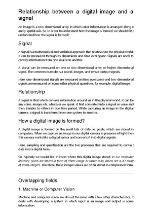 2.Difference between analog image and digital image processing - Analog ...