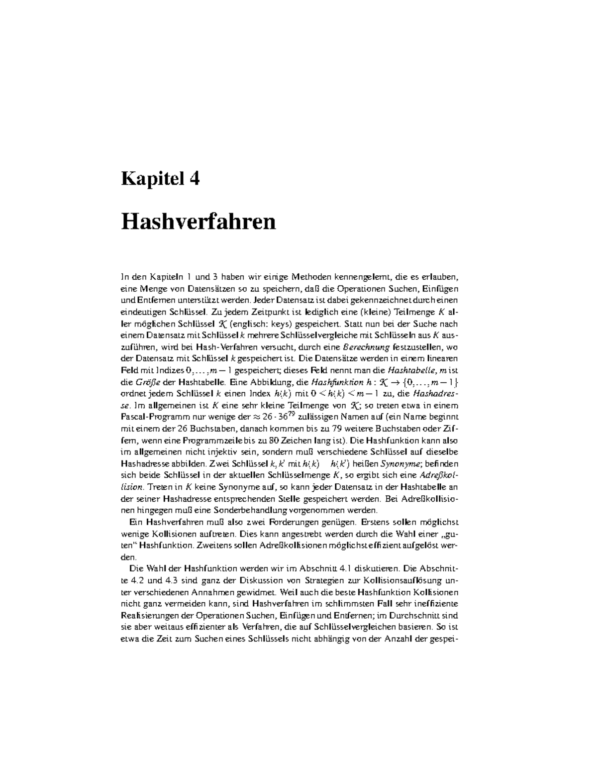 Hash+ - Grundlagen der Algorithmen und Datenstrukturen - Kapitel 4 ...