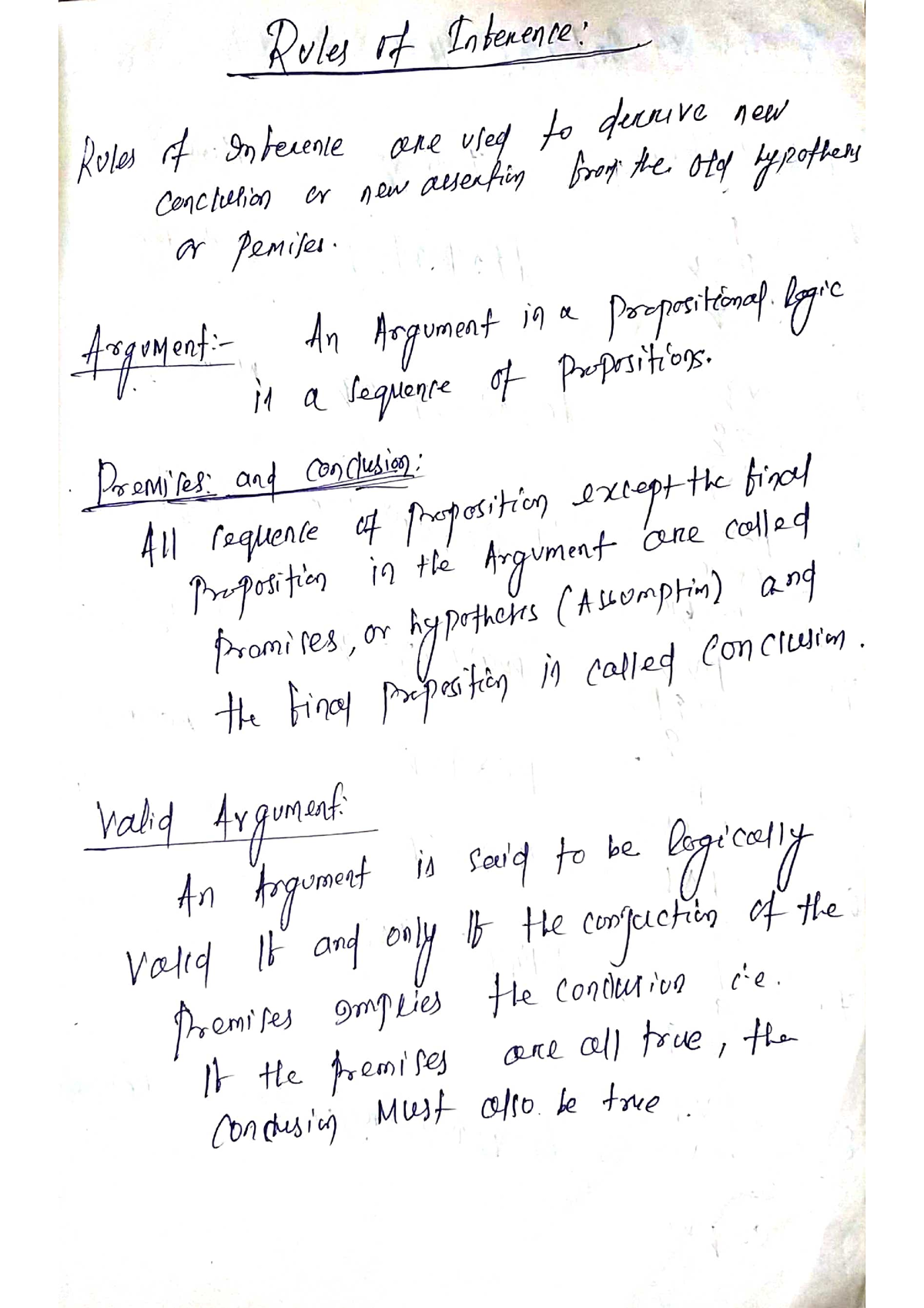 Chapter 1 - Math Notes - Discrete Mathematics - Studocu