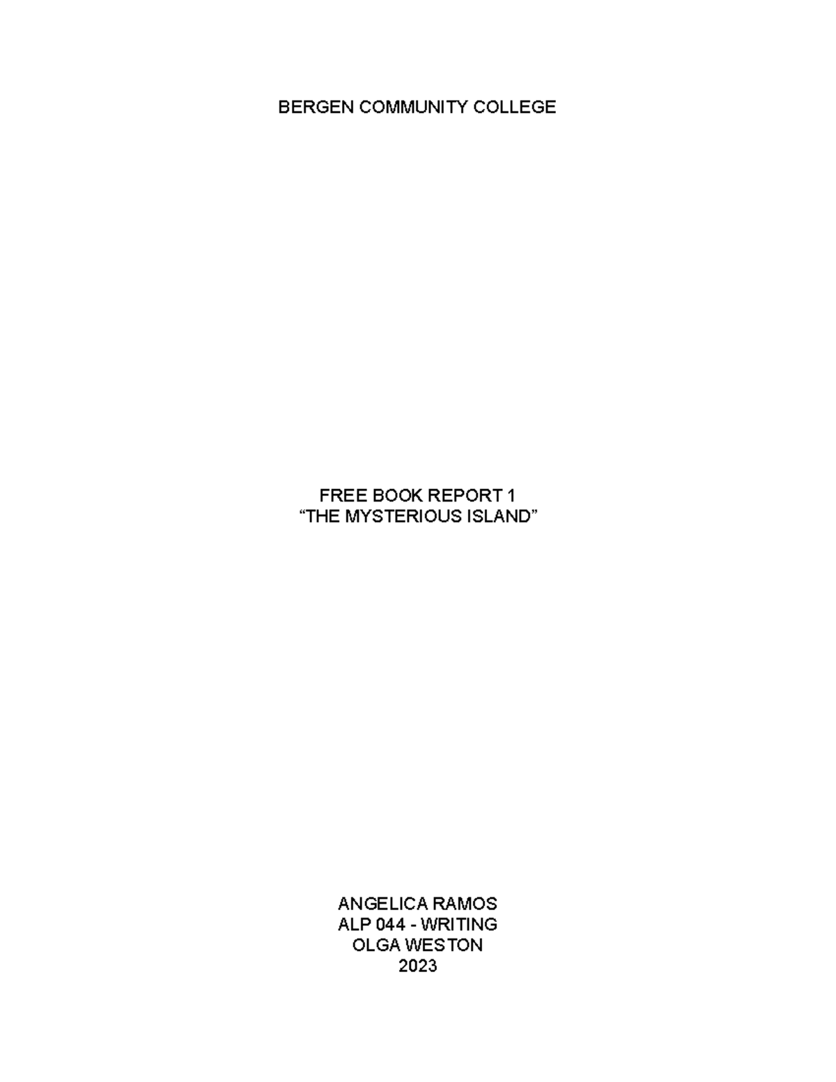 bookreport-1-english-book-bergen-community-college-free-book-report