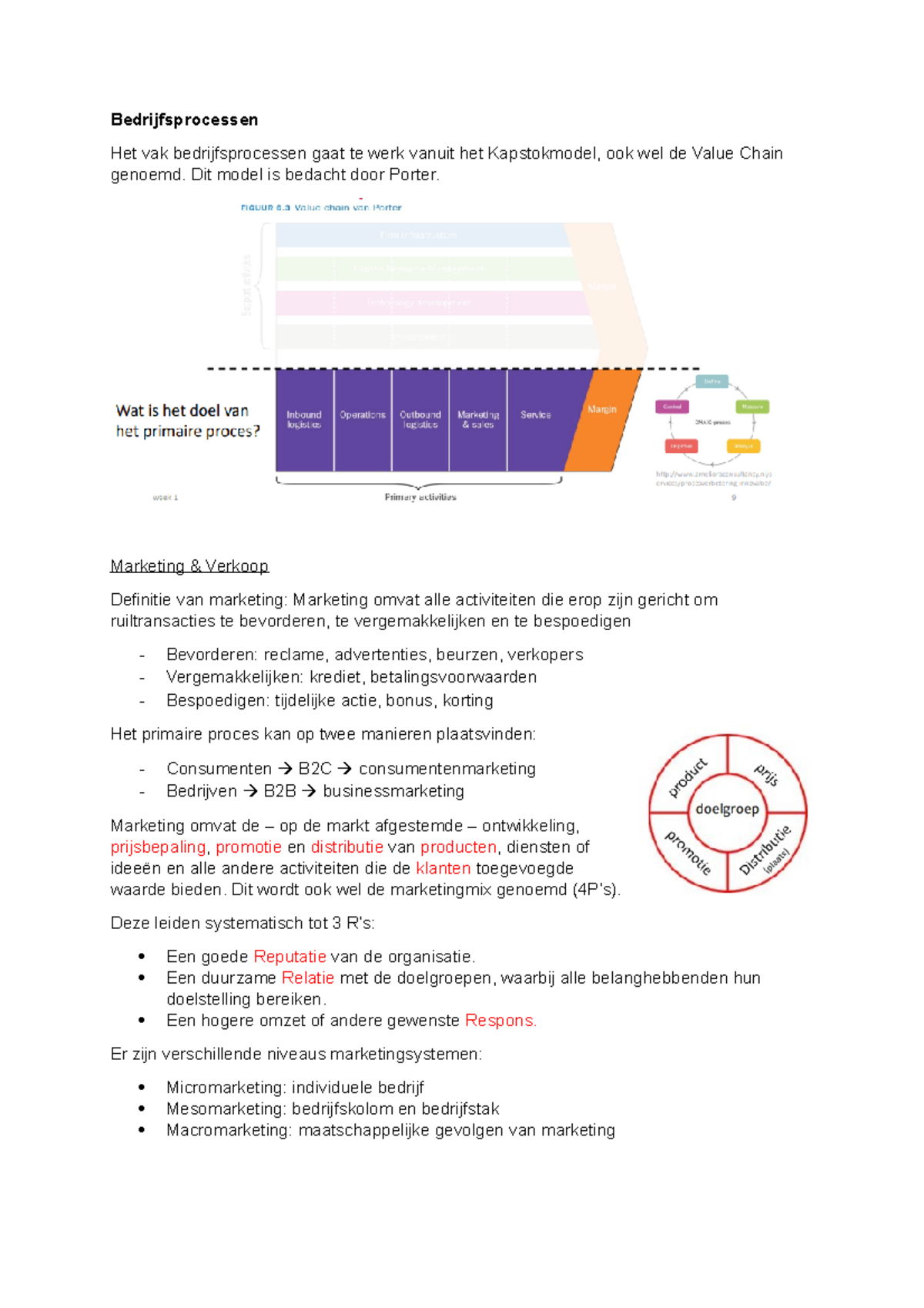 Bedrijfsprocessen Samenvatting - Bedrijfsprocessen Het Vak ...