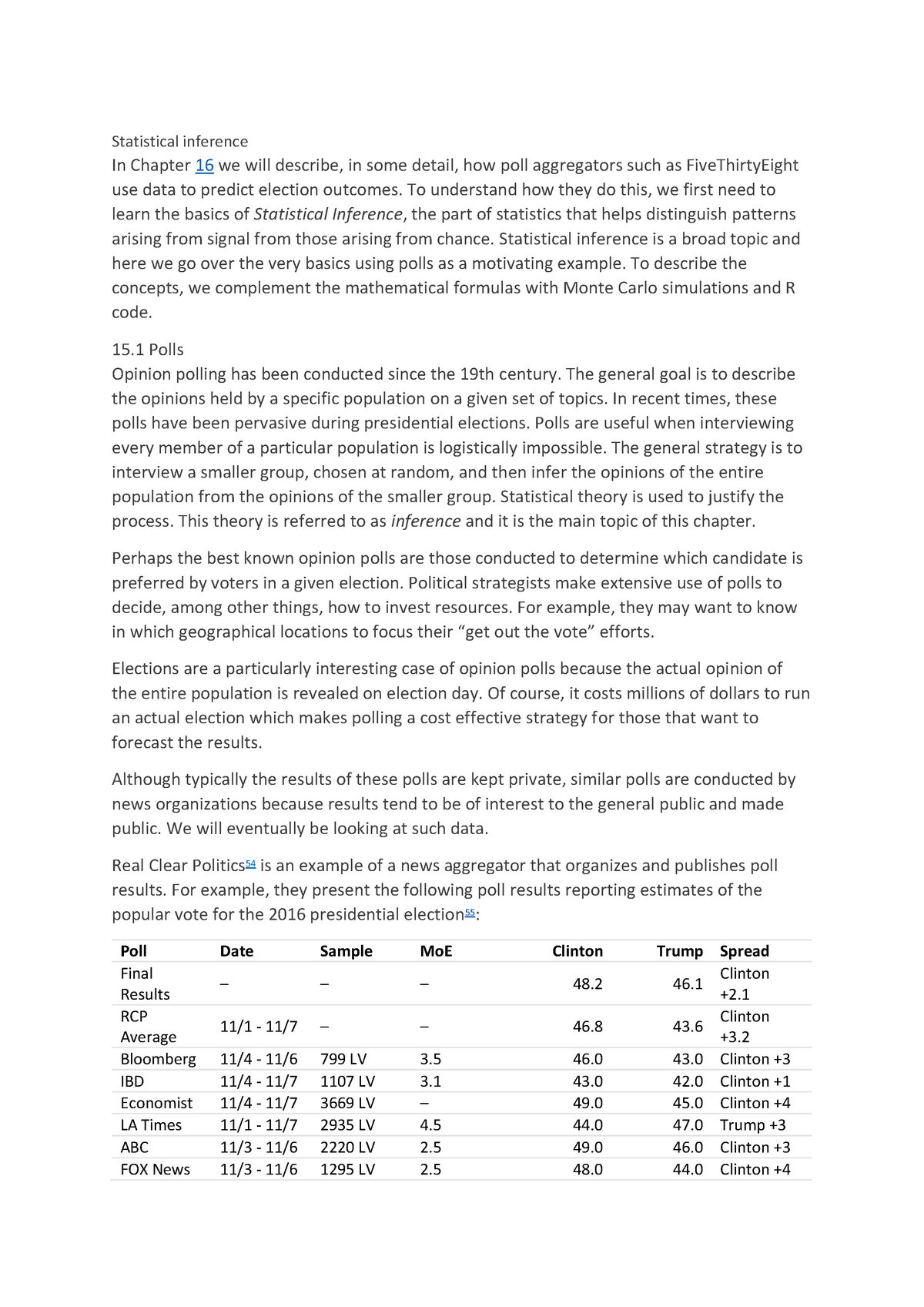 Statistical Inference - To Understand How They Do This, We First Need ...