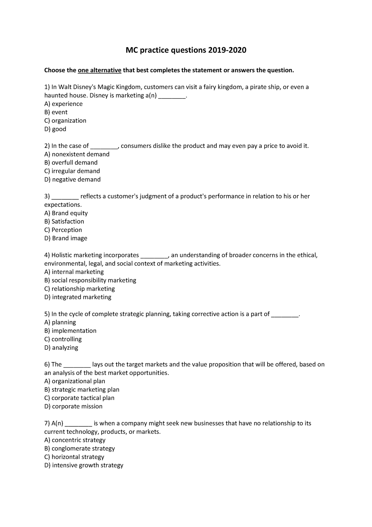 MC Practice Questions 19-20 Part 1 - MC practice questions 2019- 2020 ...