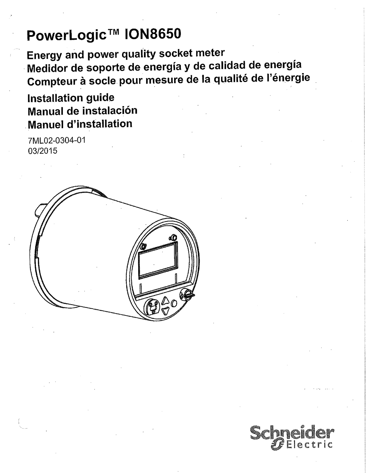 Powerlogic ION8650 Manual - Circuitos Eléctricos - Studocu