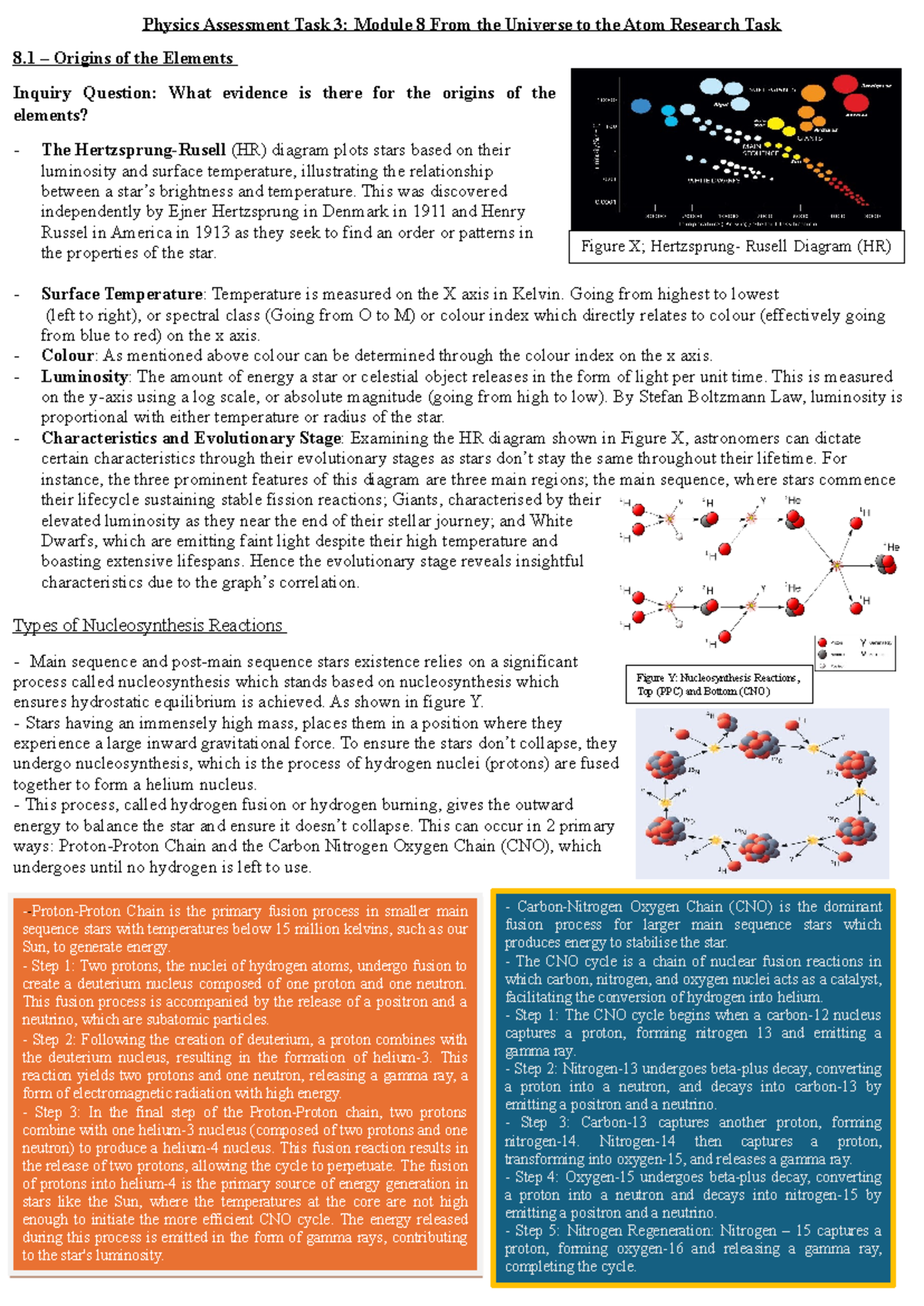 Physics - Research Assingment - Physics Assessment Task 3: Module 8 ...