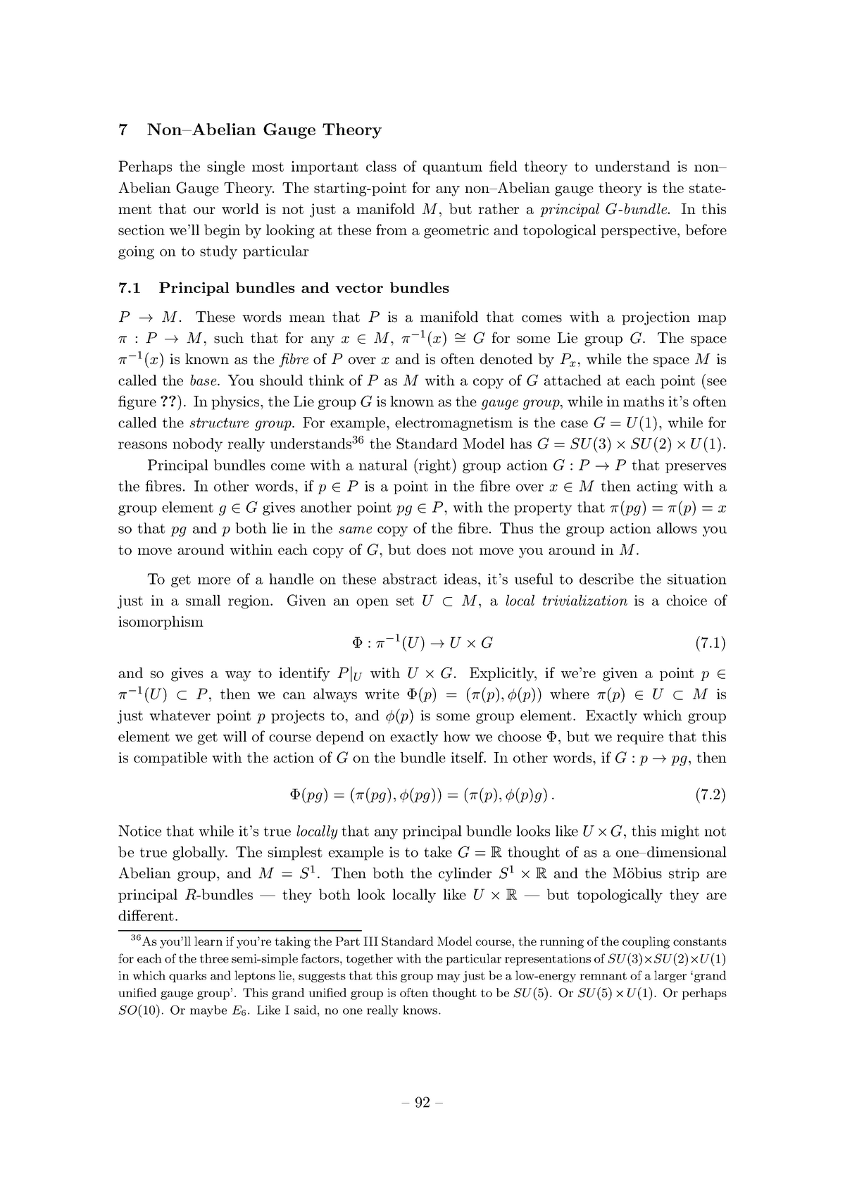 Quantum Field Theory: Yang-Mills Theory - 7 Non–Abelian Gauge Theory ...