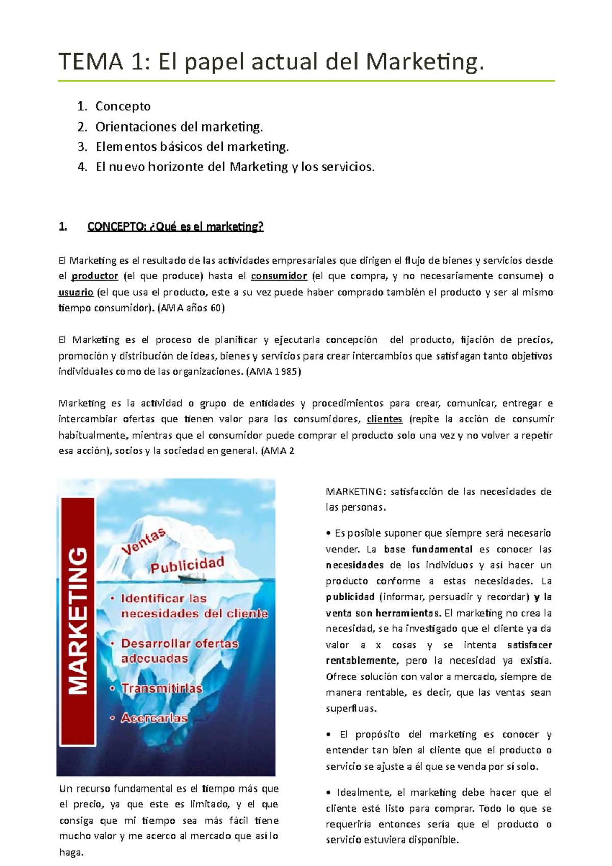 Tema 1 - Guevara Otero, Niurka - TEMA 1: El Papel Actual Del Marketing ...