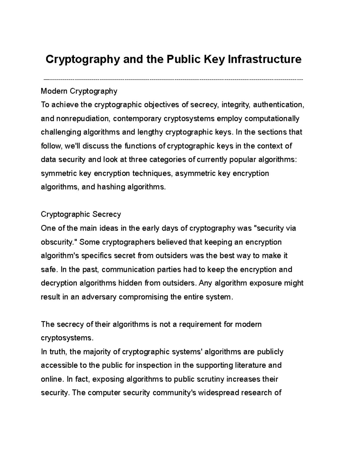 Chapter 7 - Cryptography And The Public Key Infrastructure - Pt.4 ...