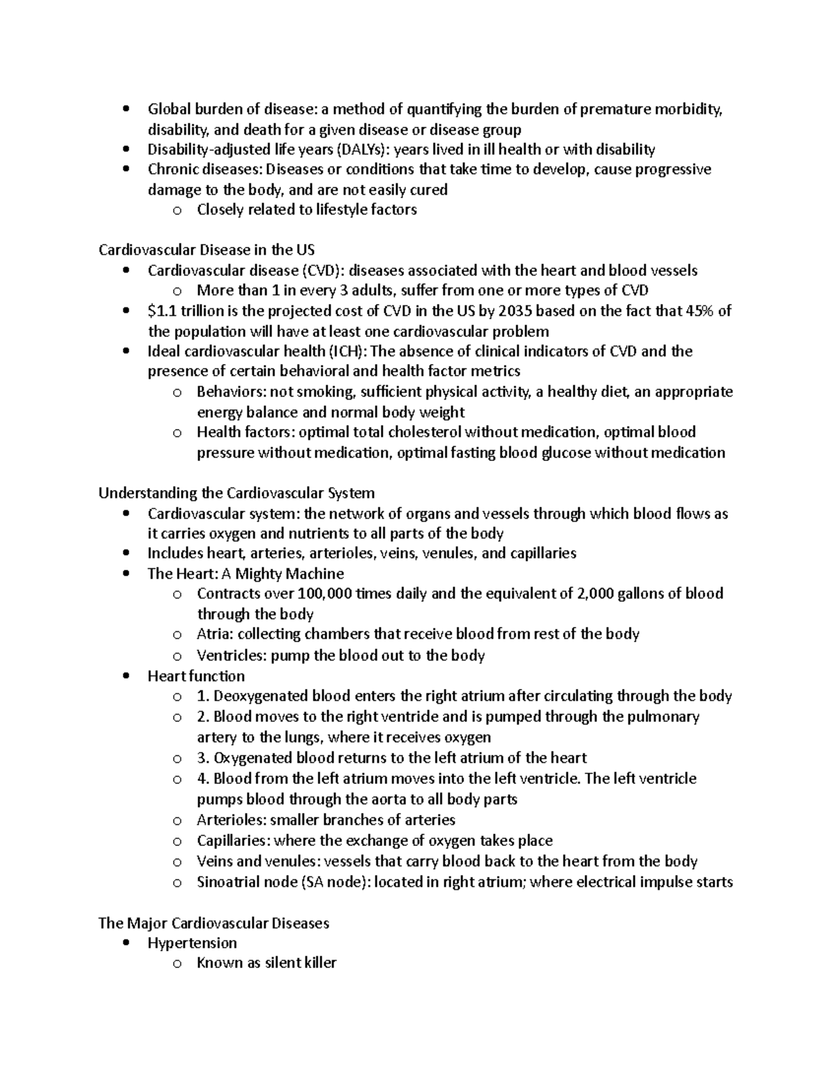 Chapter 13 Reading Notes - Global Burden Of Disease: A Method Of ...