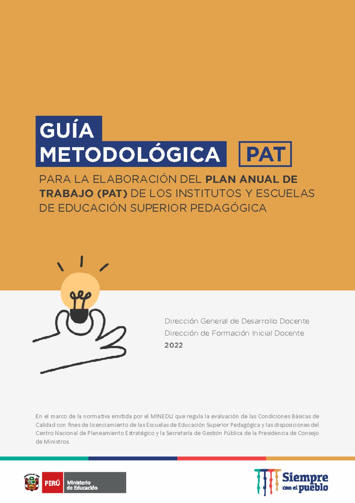 6. GUÍA-PAT - TRABAJOS - PARA LA ELABORACIÓN DEL PLAN ANUAL DE TRABAJO ...