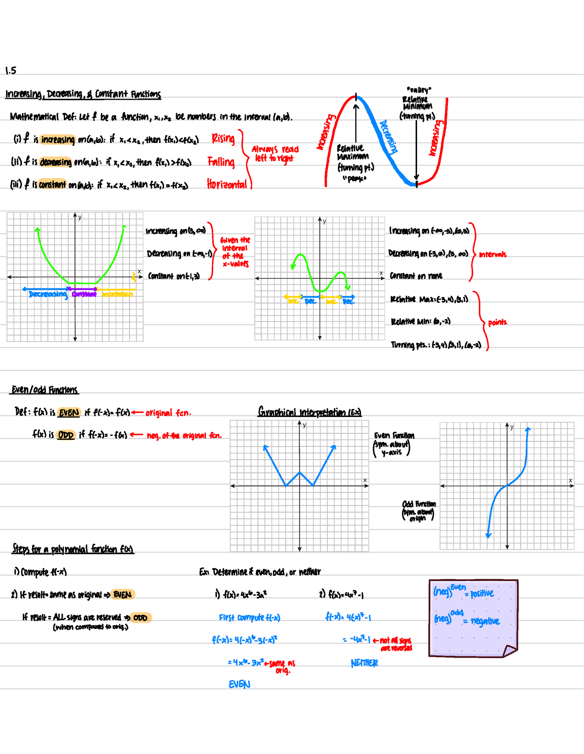 section-1-5-functions-increasing-decreasing-a-constantfunctions