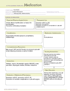 Diagnostic procedure doppler - ACTIVE LEARNING TEMPLATES Diagnostic ...