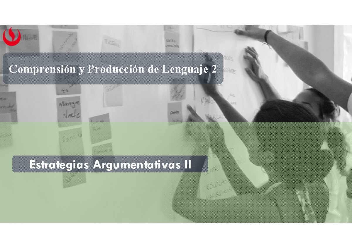 Estrategias Argumentativas 2 - - Studocu