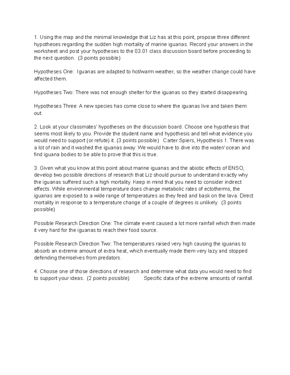 Untitled document (27) Using the map and the minimal knowledge that