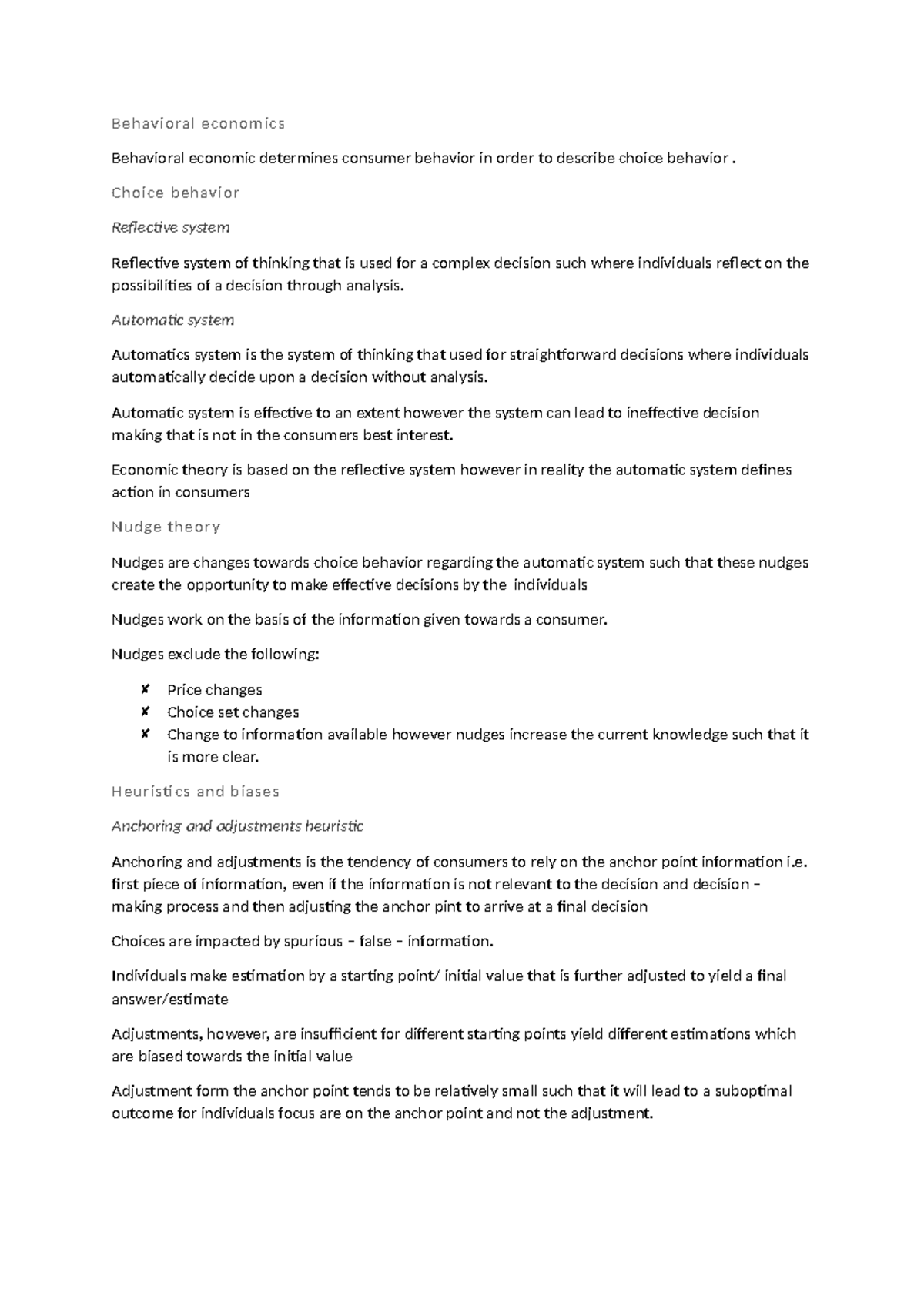 Behavioral economics - Behavioral economics Behavioral economic ...