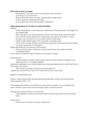 Cognition - CH 6 - Chapter 6 summary notes for Professor Glass, based ...