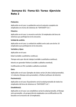 Semana 01 -Tema 02- Tarea -Ejercicio Reto 2 - Semana 01 - Tema 03 ...