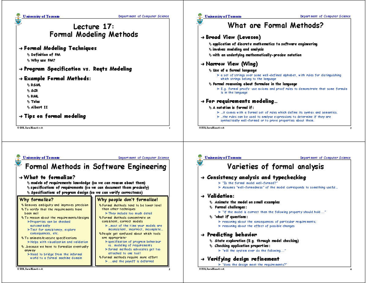 L17-Formal Modeling - This lecture is a short and brief about this ...