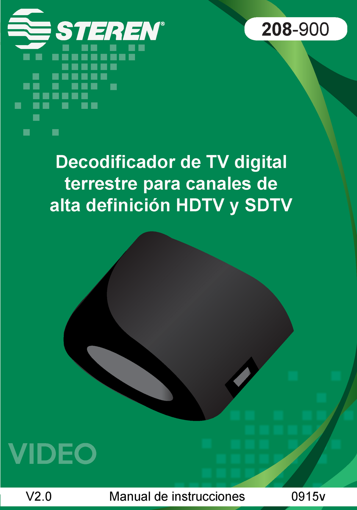 Steren 208-900 Decodificador De Tv Digital Para Canales Hd