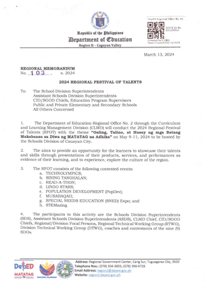 DFOT- Criteria-2024 - new - (A Showcase of Marketable Products and ...