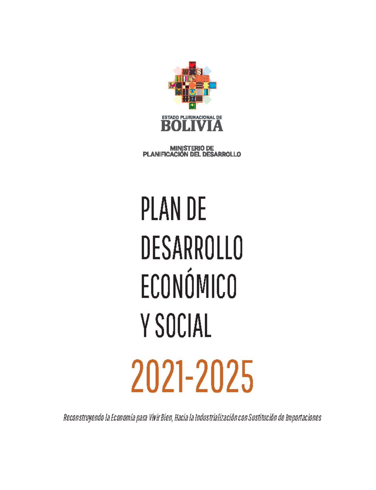 PDES 2021-2025a - Analisis Politico - PLAN DE DESARROLLO ECONÓMICO Y ...