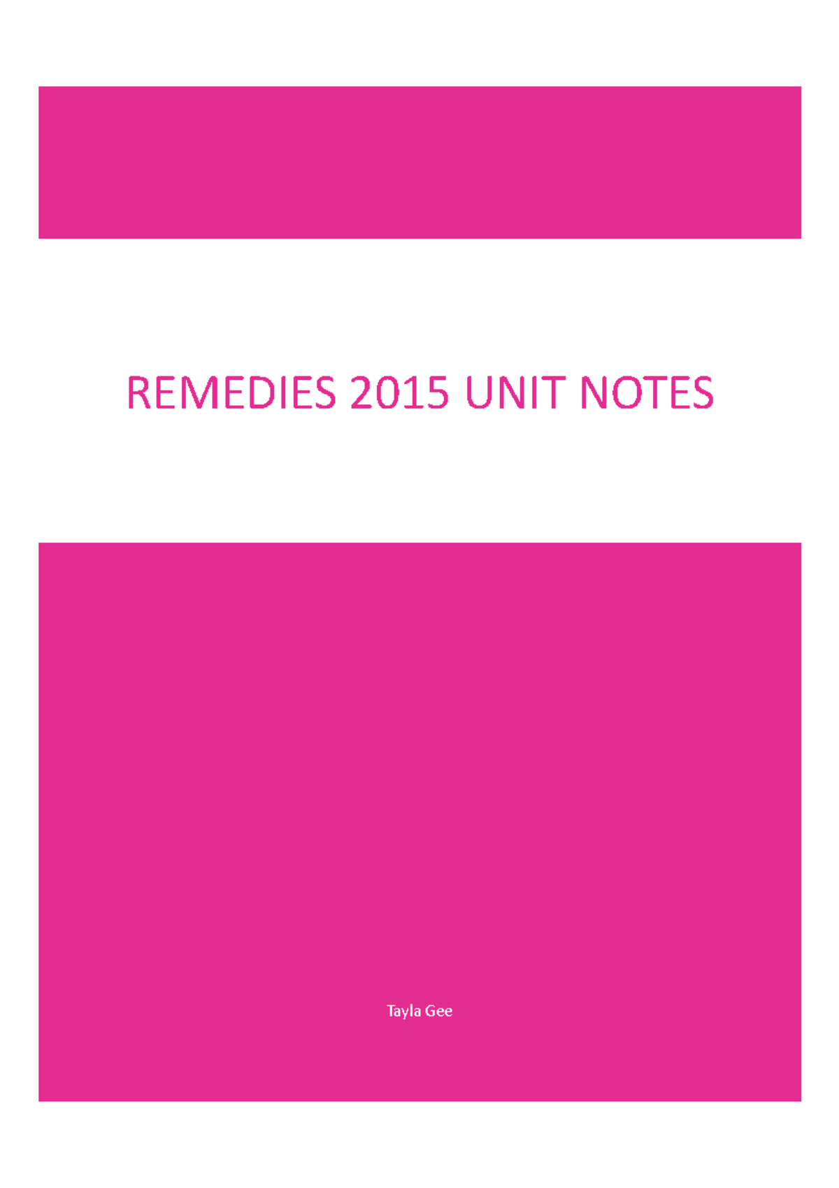 defences-for-remedies-tayla-gee-remedies-2015-unit-notes-table-of