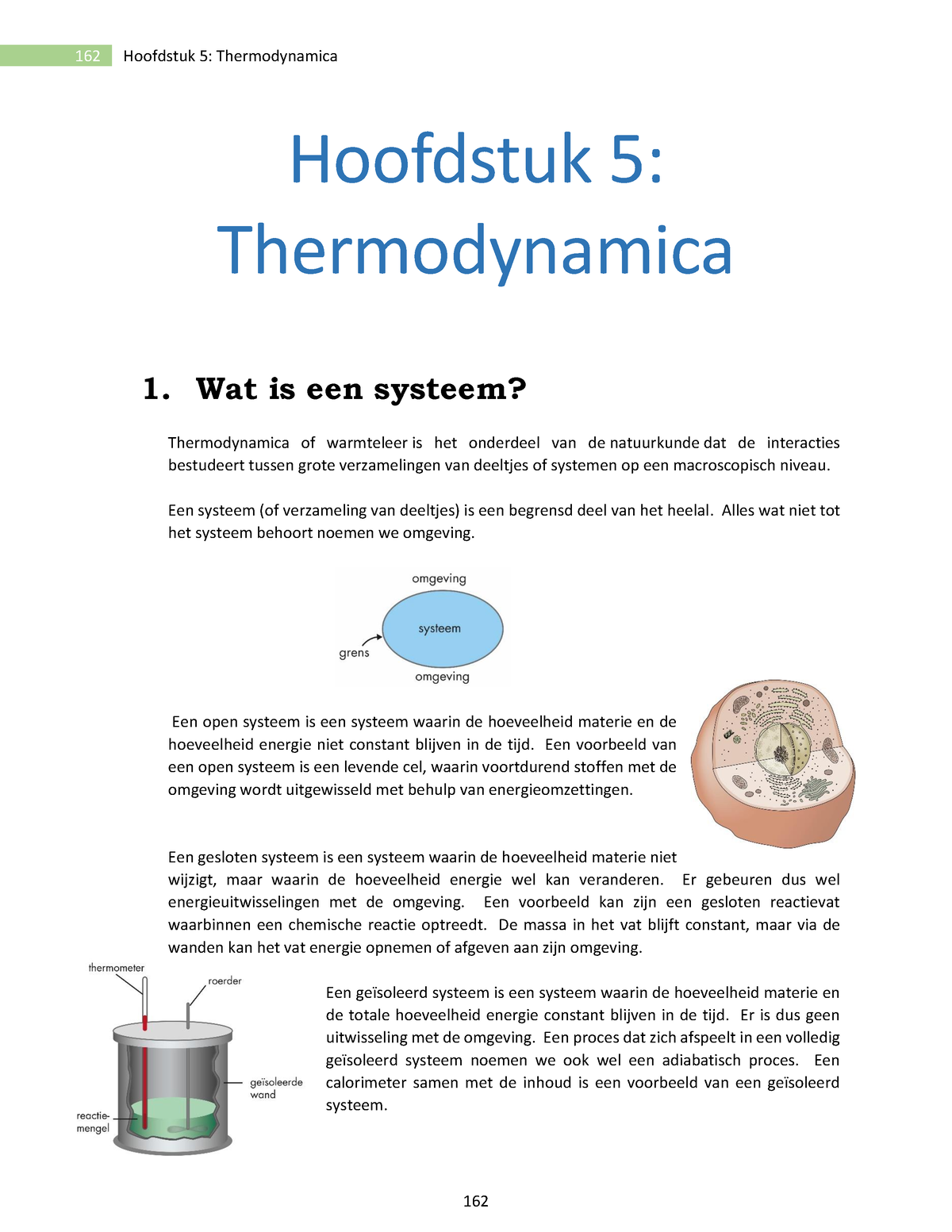 Hoofdstuk 5 Thermodynamica - Wat Is Een Systeem? Thermodynamica Of ...