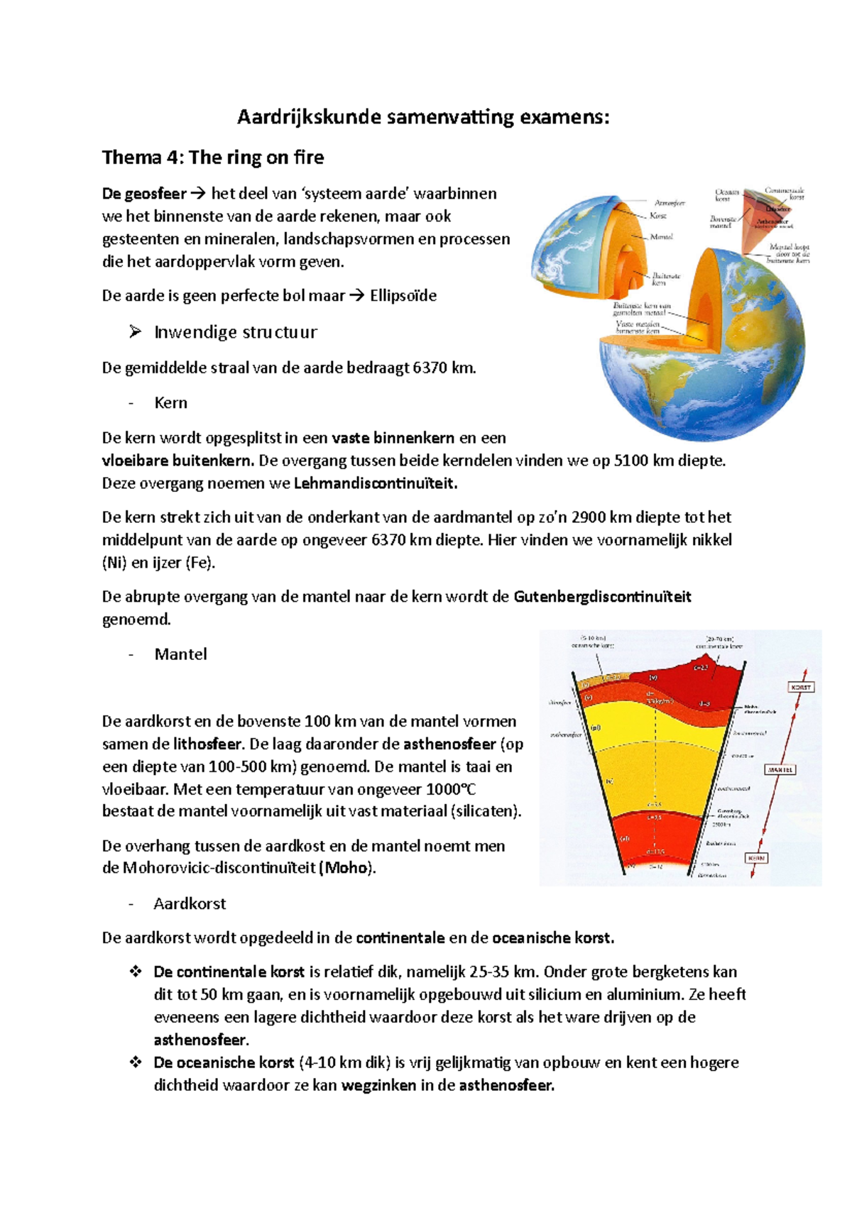 Aardrijkskunde Samenvatting Examens - ####### De Aarde Is Geen Perfecte ...