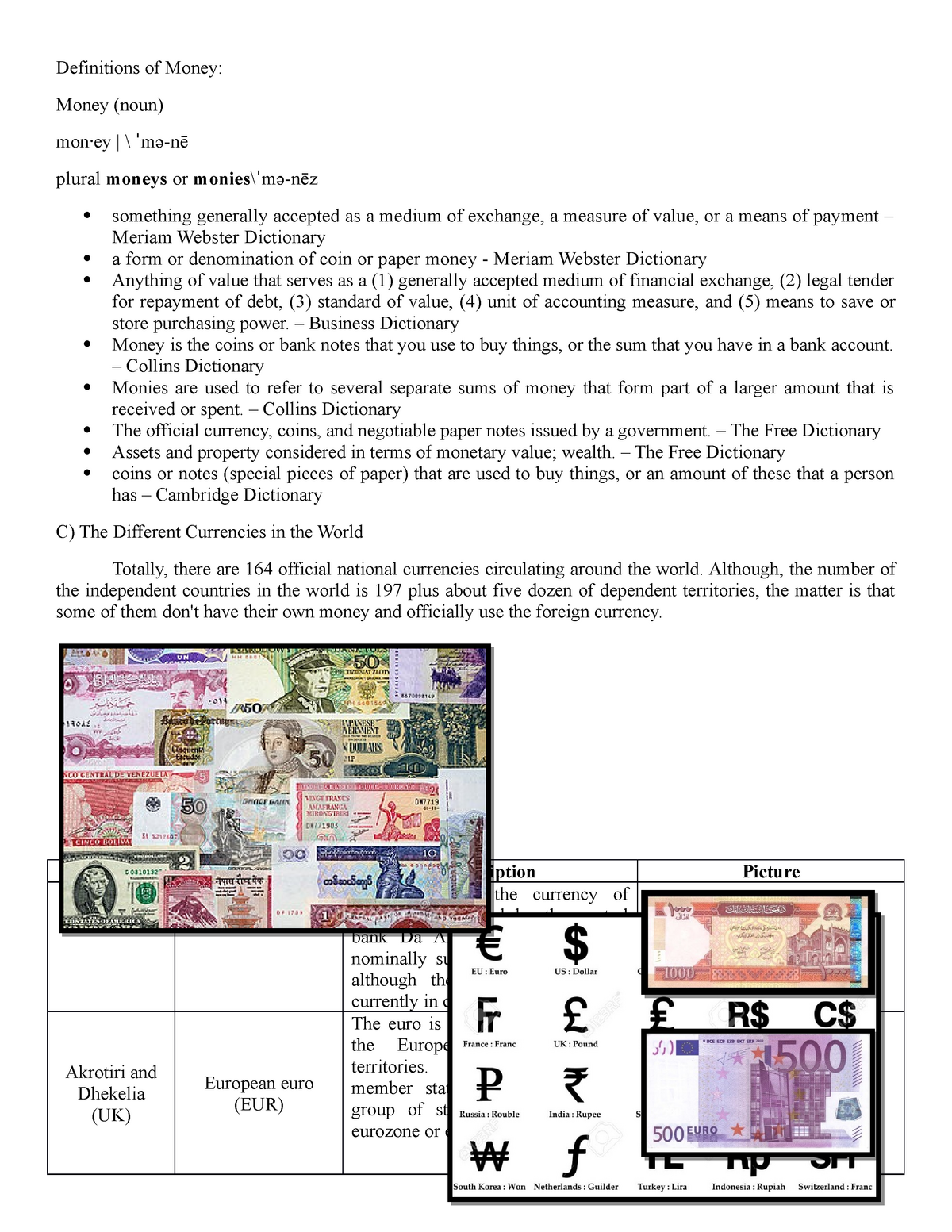 money-of-the-world-definitions-of-money-money-noun-mon-ey-m