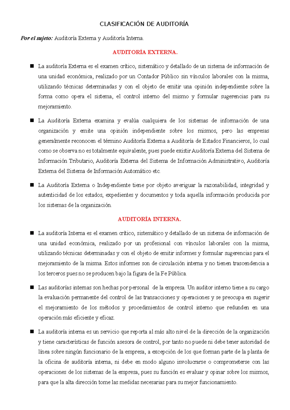 Cronologia-auditoria - AUDITORIAAUDITORIA Historia y evolución de la ...