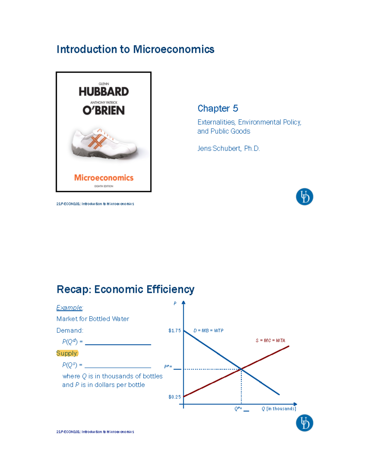 21F 101 05 Externalities HA - Introduction to Microeconomics Chapter 5 ...