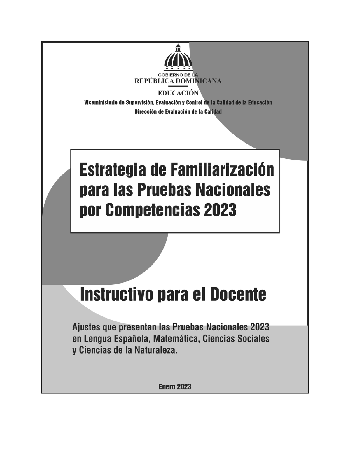 GKp Y estrategia familiarizacion y ajustes pruebas nacionales 2023pdf