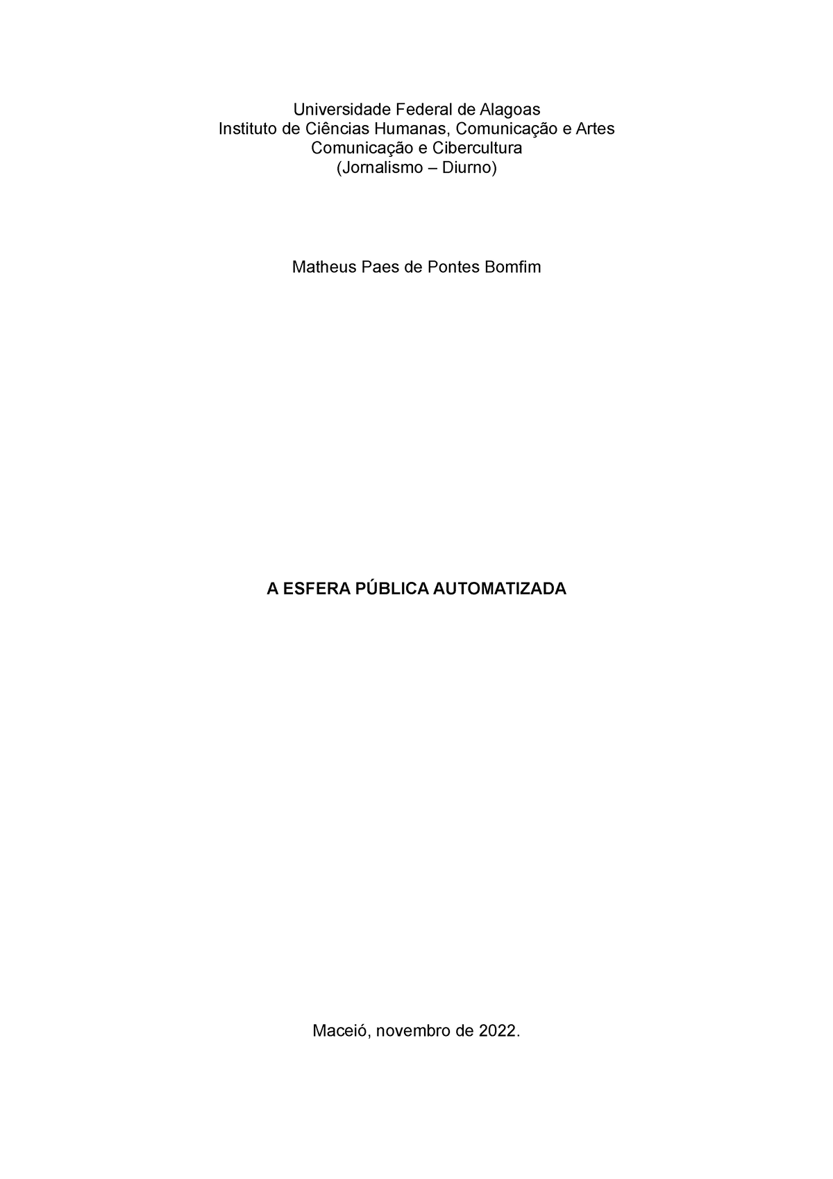 Resenha Crítica 4 Pags - Universidade Federal De Alagoas Instituto De ...