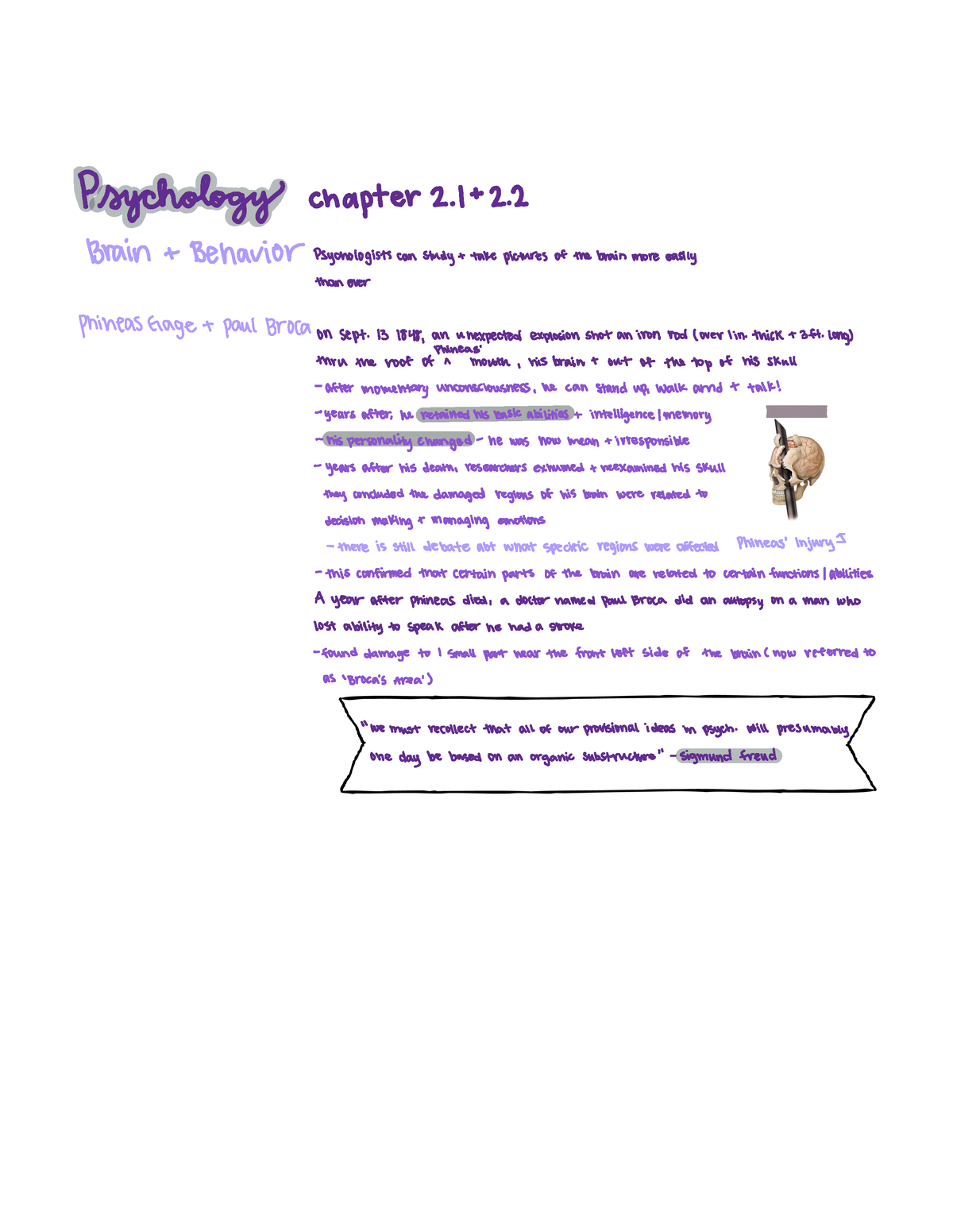 Psych 4 - Psychology Chapter 2 2. Brain Behavior Psychologistscanstudy ...