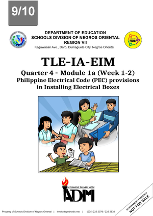 Eim-grade-9-10-q4-module-1a-philippine-electrical-code-pec-provisions ...