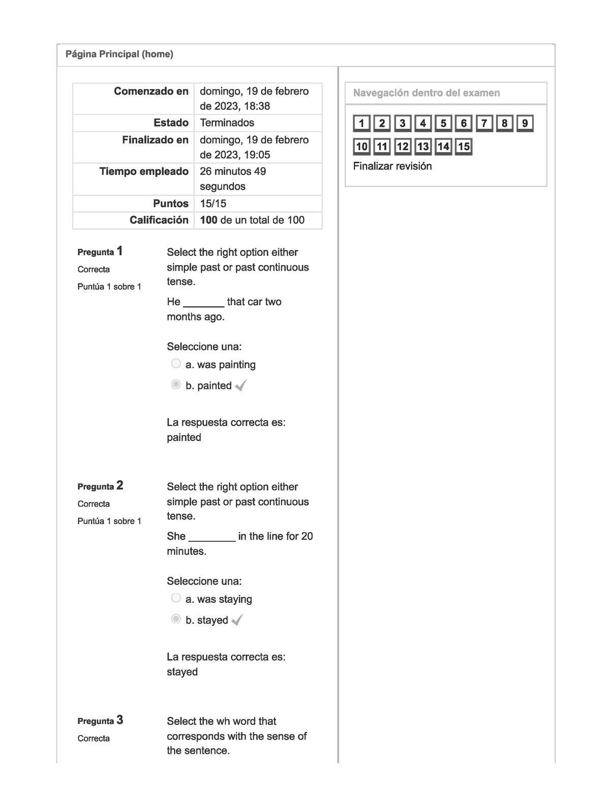 assignment 3 questionnaire u2 uveg