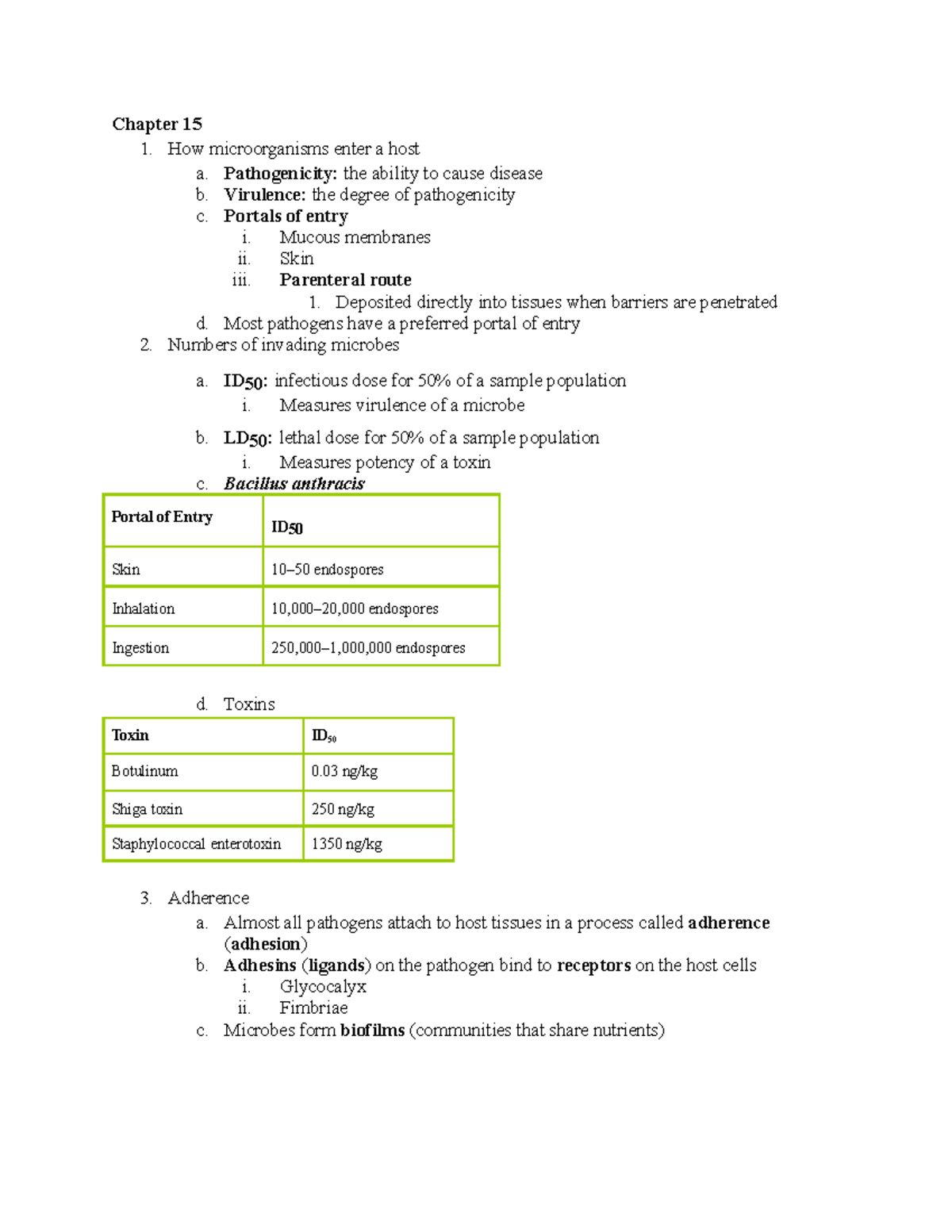 NRSG 205 - Microbiology Week 8 - Chapter 15 How microorganisms enter a ...
