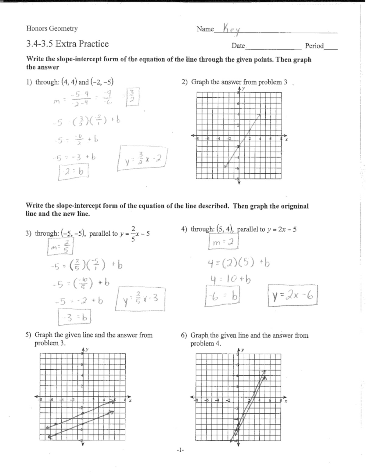 3.4-3.5 Extra Practice Key - Studocu