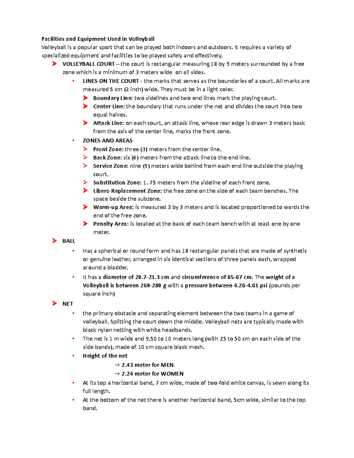 Facilities & Equipment Used in Volleyball 🏐 Facilities and Equipment Used in Volleyball