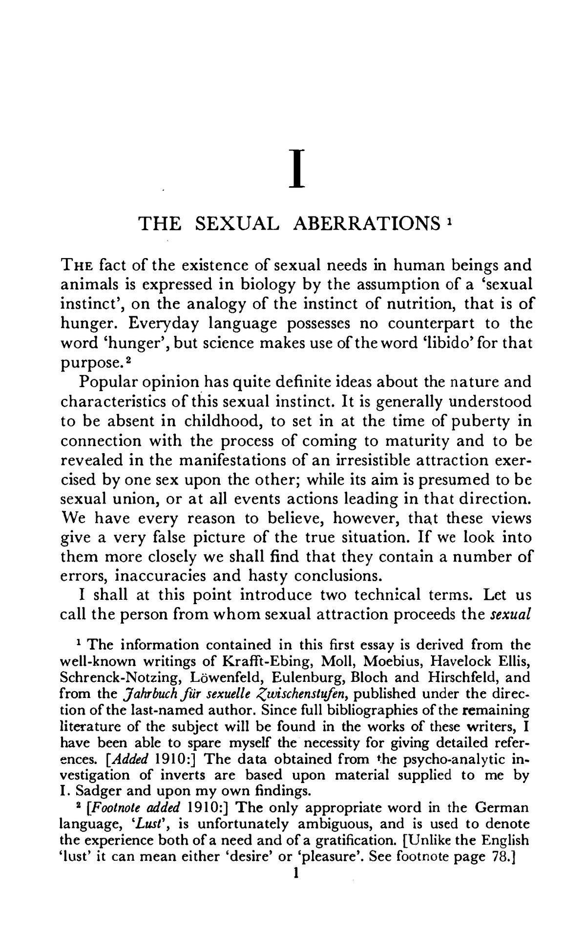 three essays on the theory of sexuality apa citation