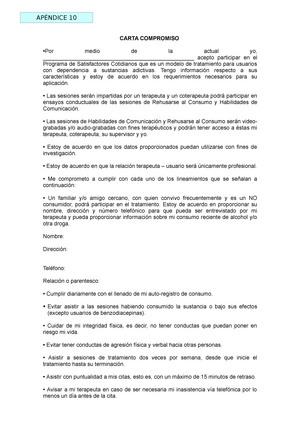 Carta Compromiso Grabacion - CARTA COMPROMISO Por medio de la actual yo, -  Studocu