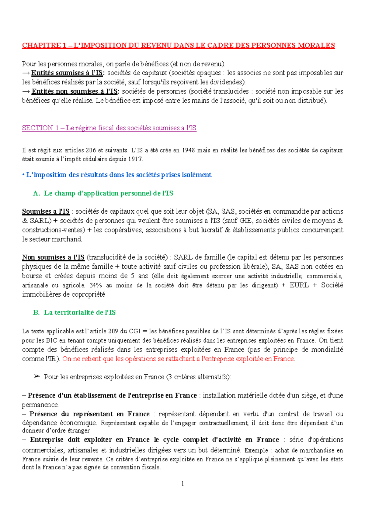 impotration operation immobilière france