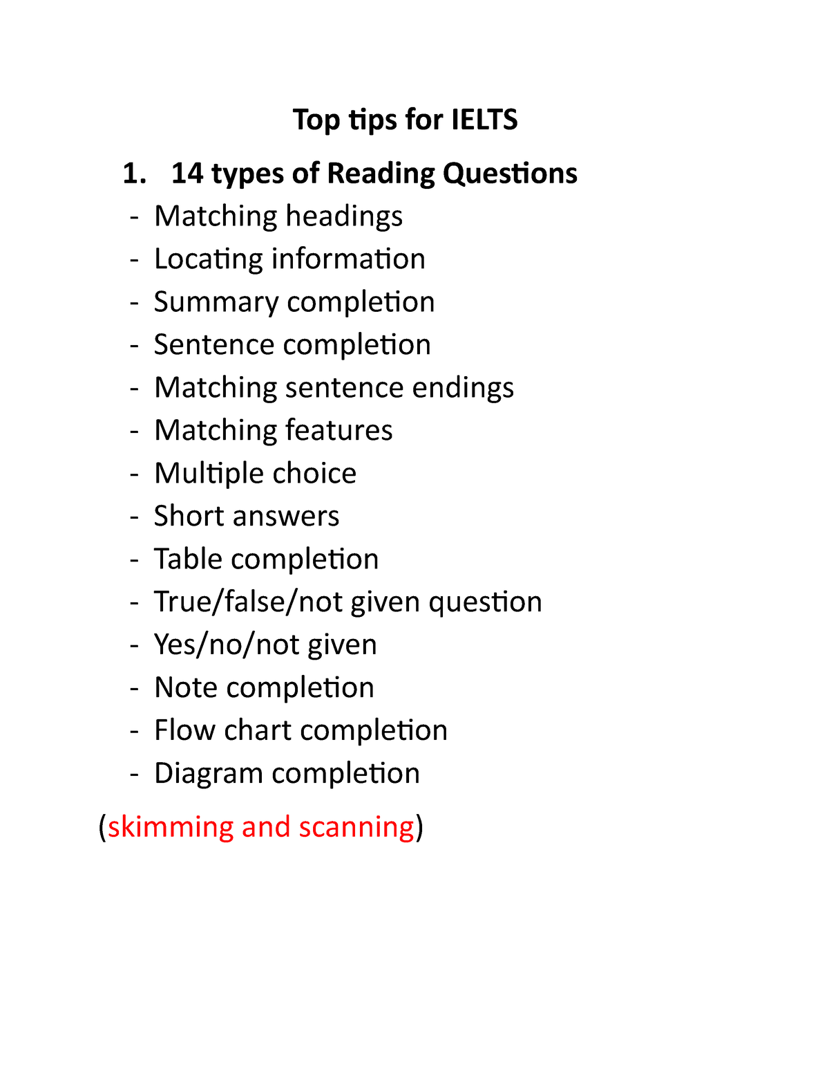 top-tips-for-ielts-top-tips-for-ielts-14-types-of-reading-questions