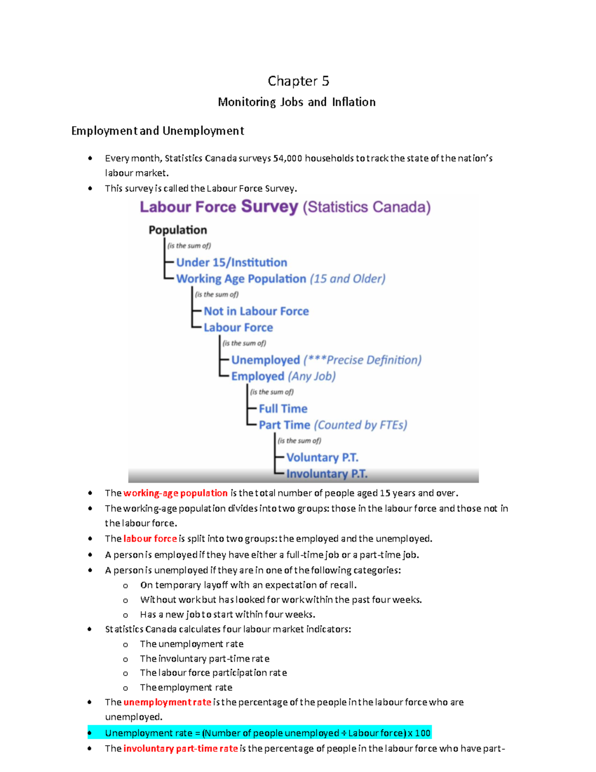 Ec1022 Chapter+5 10e - ECON1022 - Chapter 5 Monitoring Jobs and ...