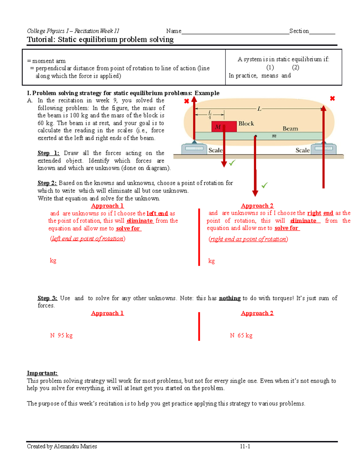 cp1-recitation-tutorial-week-11-static-equilibrium-problem-solving