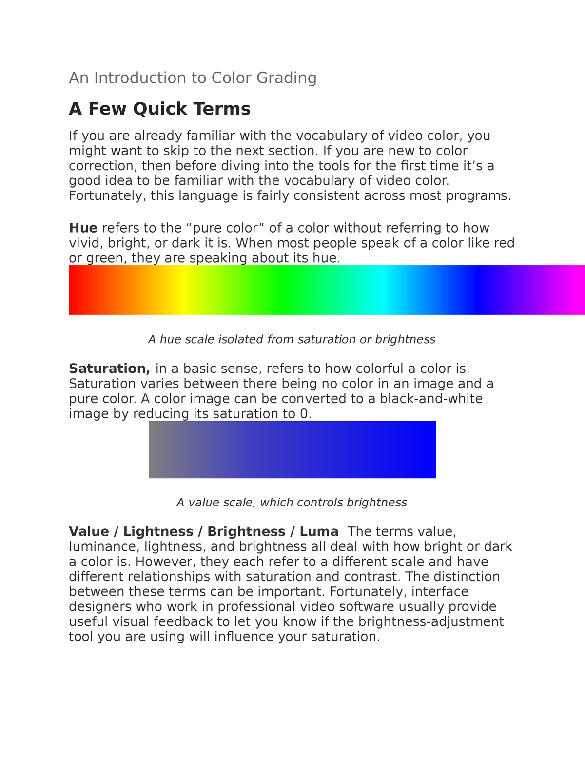 An Introduction To Color Grading - If You Are New To Color Correction ...