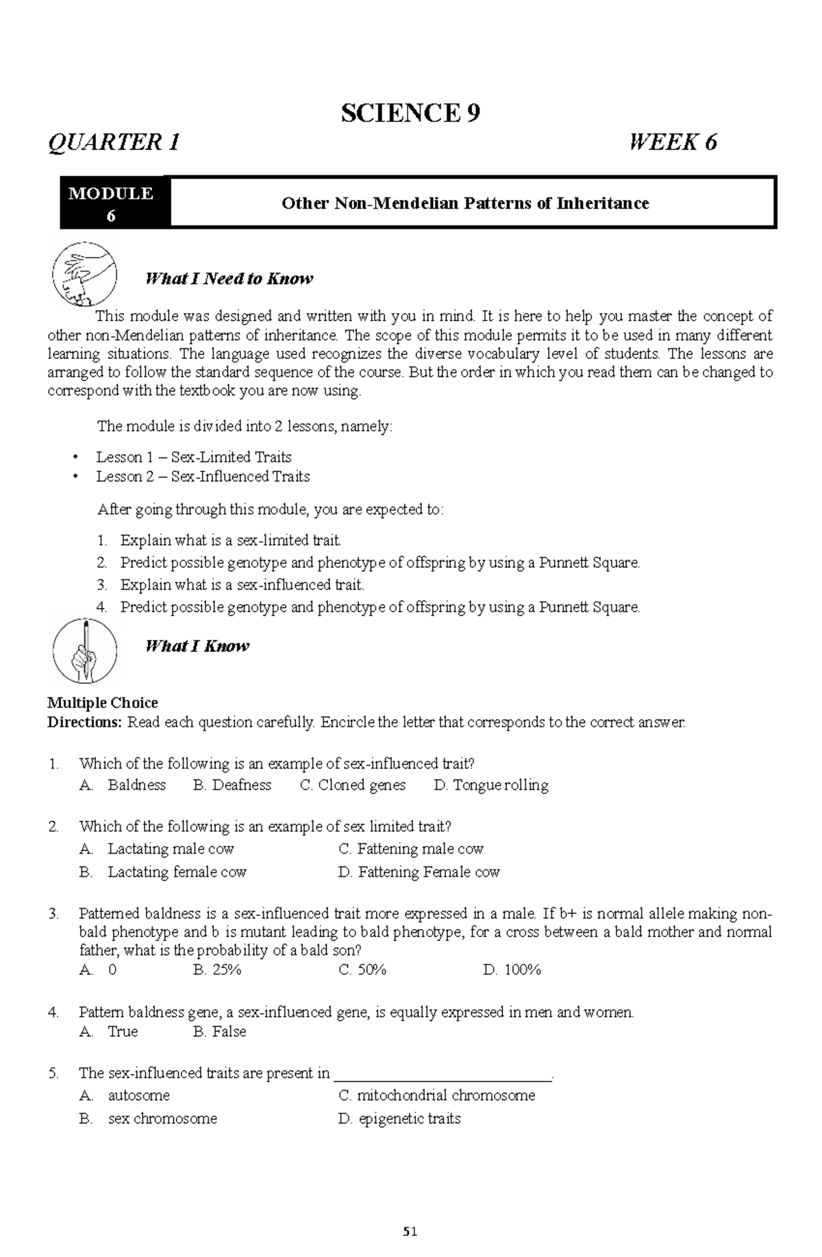 Quarter 1 week 6 - biodiversity - SCIENCE 9 QUARTER 1 WEEK 6 What I ...
