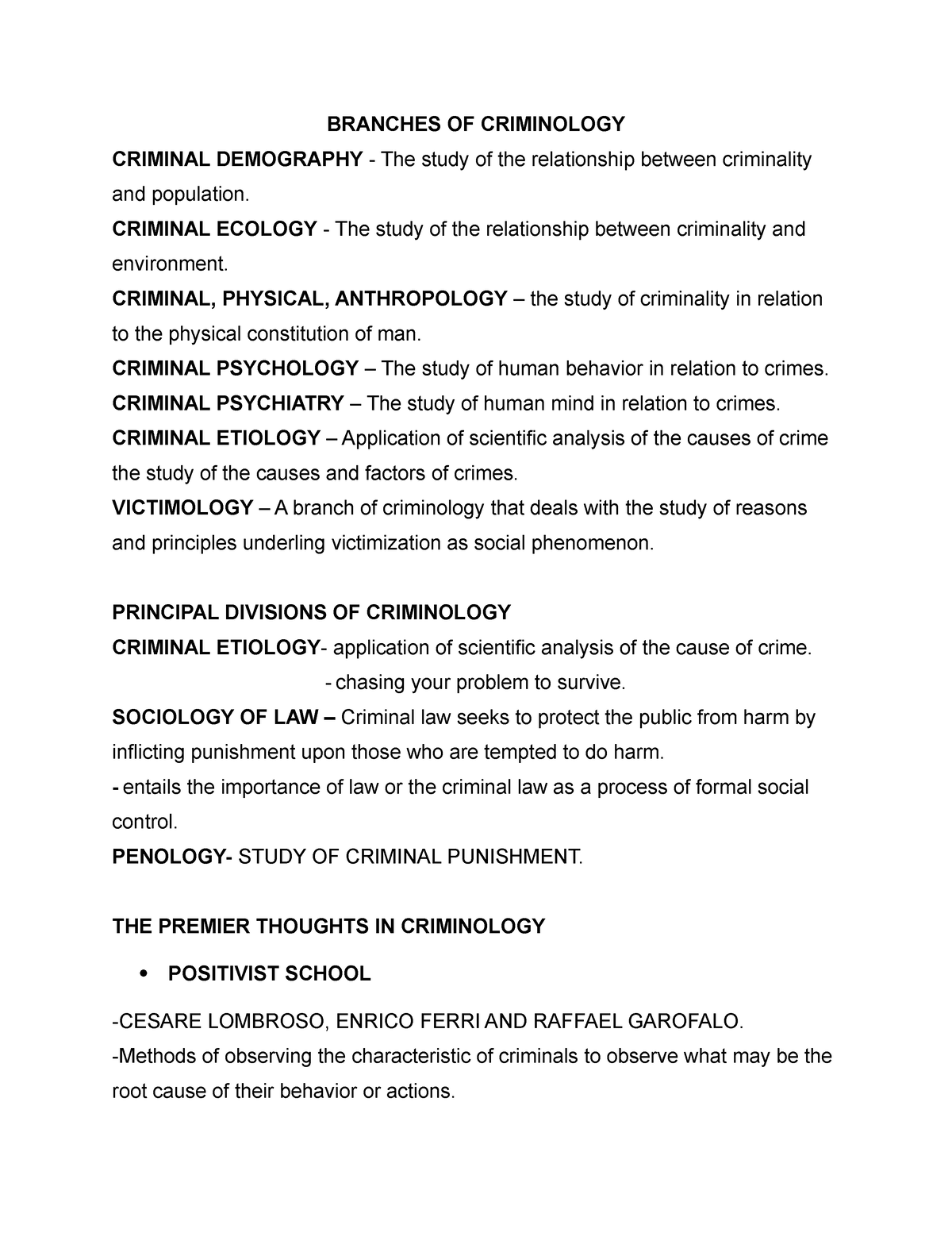 examples of criminology dissertations